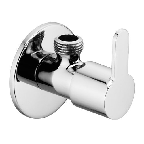 सिल्वर क्रोम प्लेटेड एंगल कॉक