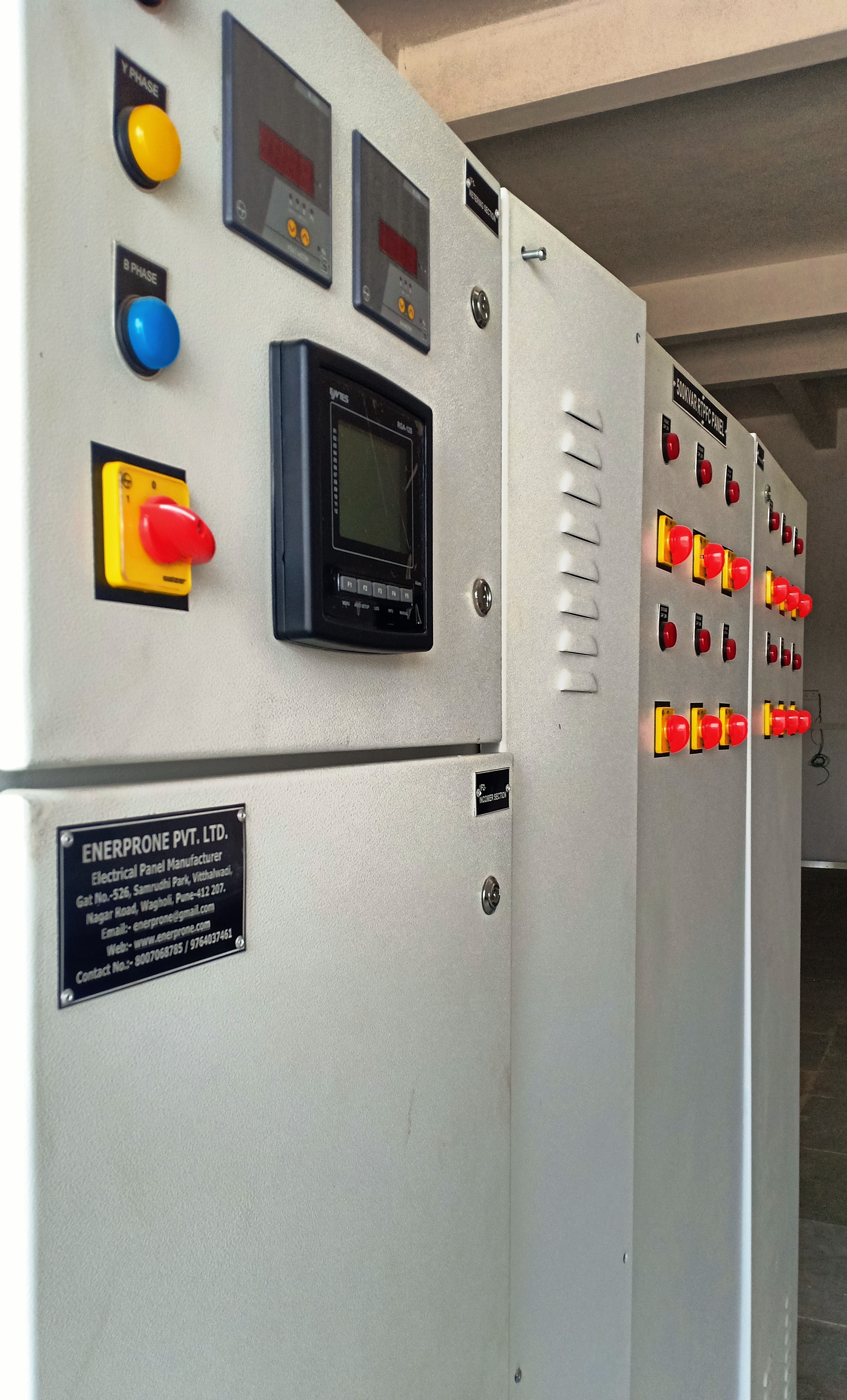 Electric Rtpfc Control Panel - Cover Material: Metal Base