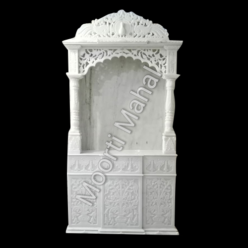 घर के लिए सफेद संगमरमर का मंदिर