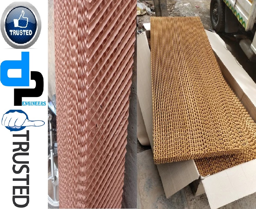 Brown Evaporative Cooling Pad Manufacturers - Honey Comb By Pune