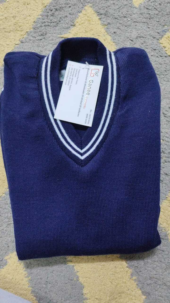 Woolen School Sweater - Unisex Long Sleeve Design | Breathable, Quick Dry, No Fade, Cool Pass, Washable