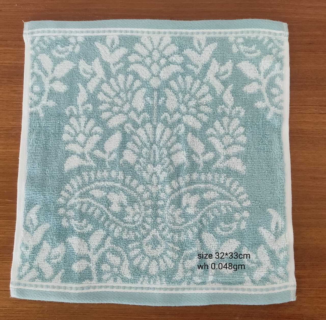 Cotton Towel - 100% Cotton Terry, 12"x12" To 13"x13" Square | Hand Washable, Super Soft, Suitable For Home, Hotel, Travel