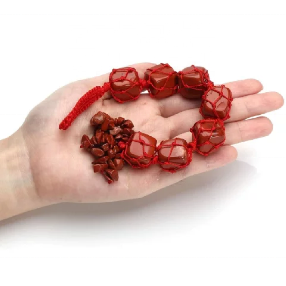 Red Jasper Gemstone Wall Hanging Tool - Natural Jasper, 8-10 Inch, Vibrant Red Color, Aaa Grade, 80 Gm Weight | Unique Wall Decor Element
