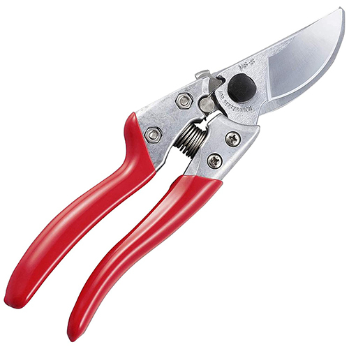 Ars Va-8z Pruning Shear - Metal Finish, Various Sizes Available | Plastic Coated Grip, Precision Cutting