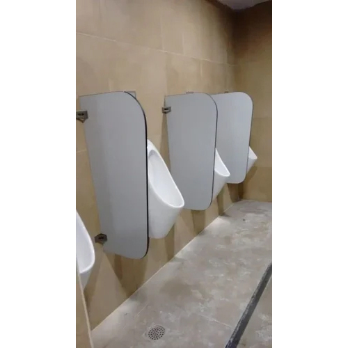 Modular Urinal Partition - Stainless Steel, Customized Shape | Glossy Finish, Lightweight Design For Privacy And Hygiene