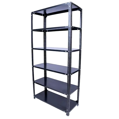 Use Durable Steel Slotted Angle Storage Rack with Adjustable Shelves