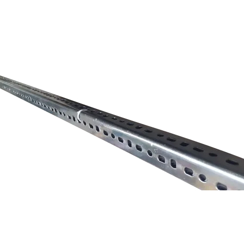 Slotted Angle (Medium) - Mild Steel, 3 to 10 feet | Slotted Design for Easy Assembly, Durable 16g Thickness, Painted Surface Finish