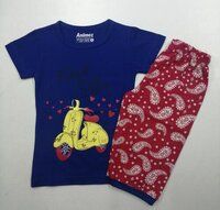  बच्चों की टी शर्ट पायजामा सेट