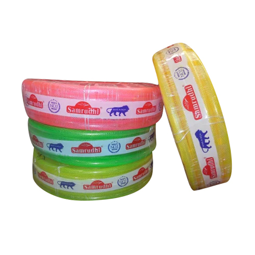 Green And Yellow Pvc Garden Braided Pipe