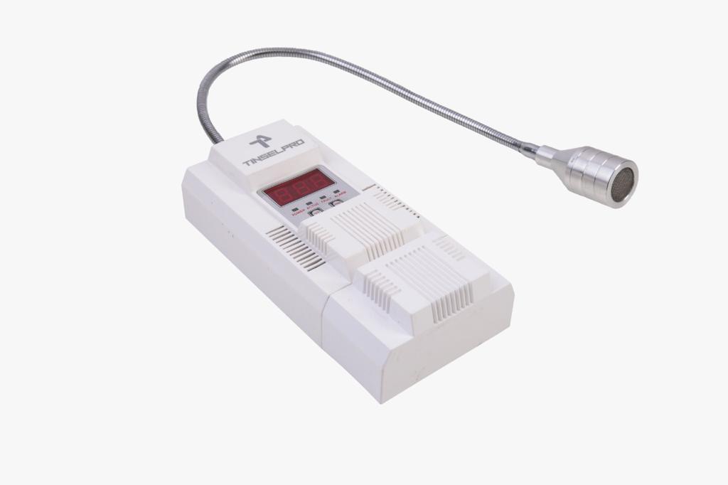 White Hydrogen Gas Leak Detectors With Battery Back Up