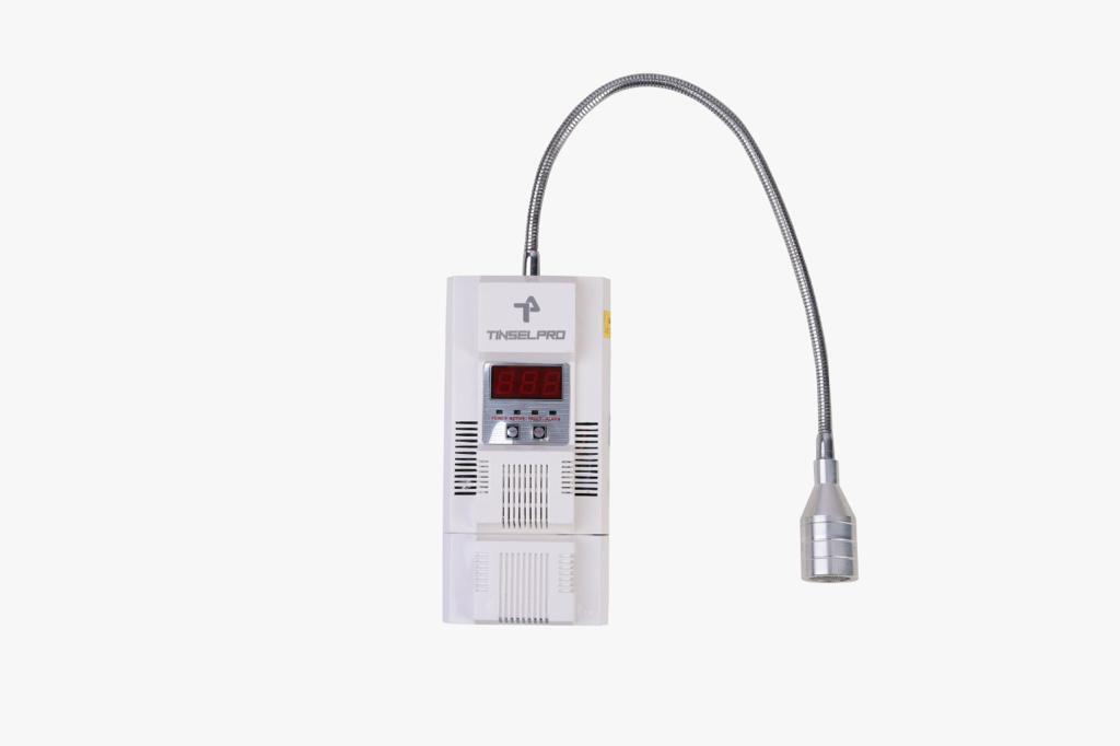 White Hydrogen Gas Leak Detectors With Battery Back Up