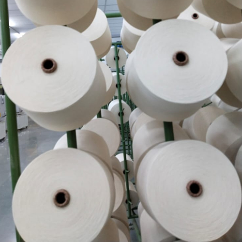 Raw White Cotton Yarn - 100% Cotton, 4 Plies, Smooth Texture | Washable, Ideal For Knitting, Embroidery, And Garment Stitching