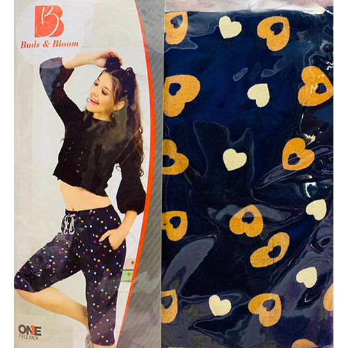 कॉटन प्रिंटेड कैप्री