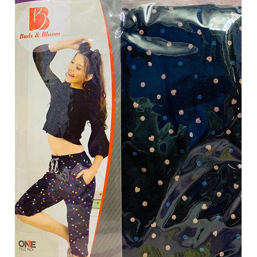 महिलाओं के डिजाइनर कॉटन कैप्री