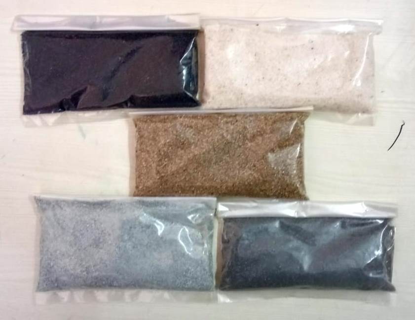 Color Coated Silica Sand - 16-24 Mesh Size | Water Proof, Lightfast Pigment, Polished Finish, Ideal For Paint And Grout Applications