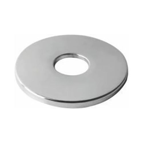 FL01 SS Flange Jaguar Type - Stainless Steel, Silver Color , Glossy Finish