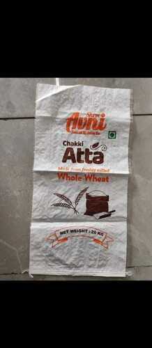 White Wheat Flour Packaging Pp Woven Bags