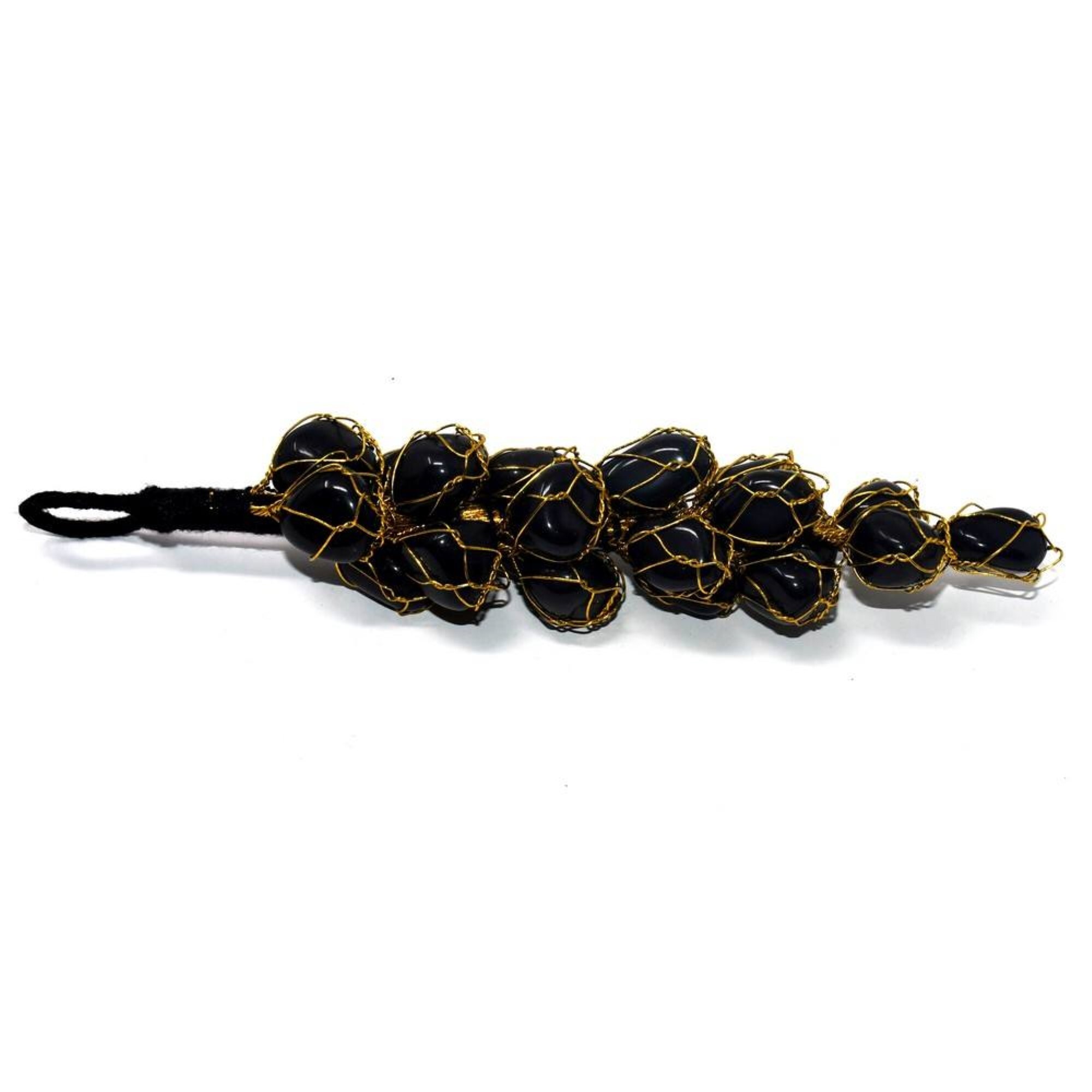 Natural Red Jasper Gemstone Tumbled Grapes Theme Car Hanger - Grade Aaa 8-10 Inches Vibrant Red Color Weighs 80 Grams