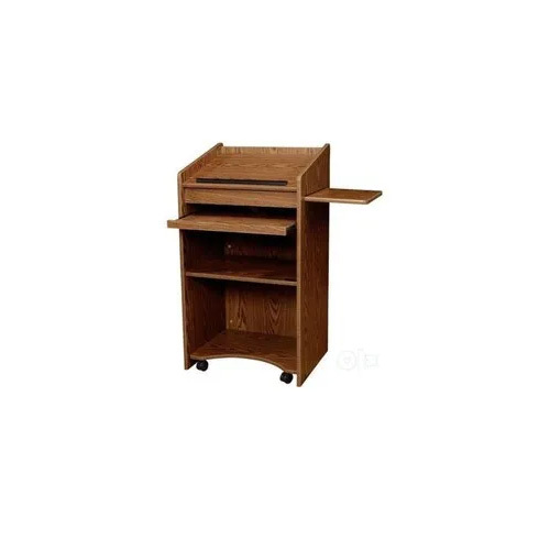 Brown Audio Podium Stand