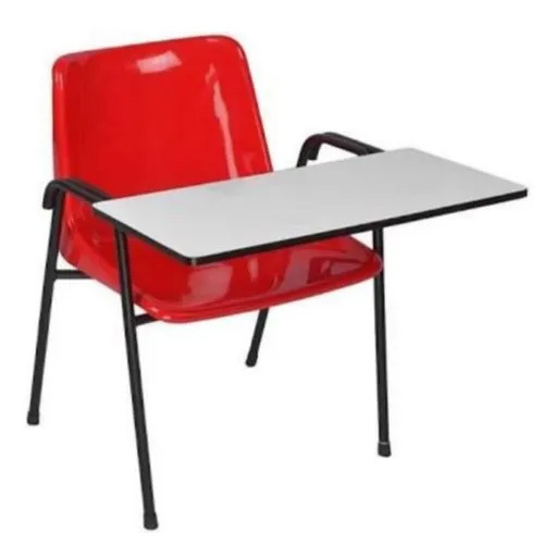 Red-Grey-Black Writing Pad Chairs