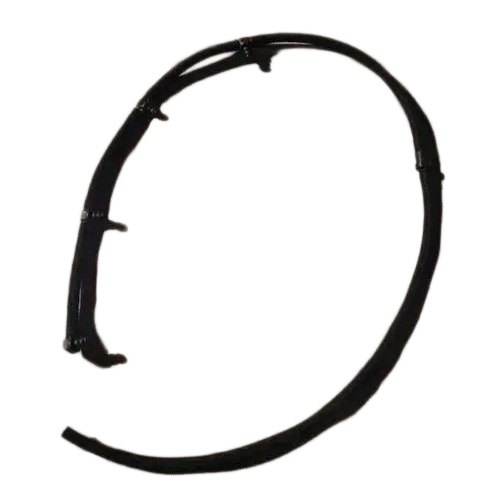 Rubber Diesel Pipe - PP Material, 12 mm Size, Black Color, 2000 Bar Pressure | Manual Control System, Power Coated Finish
