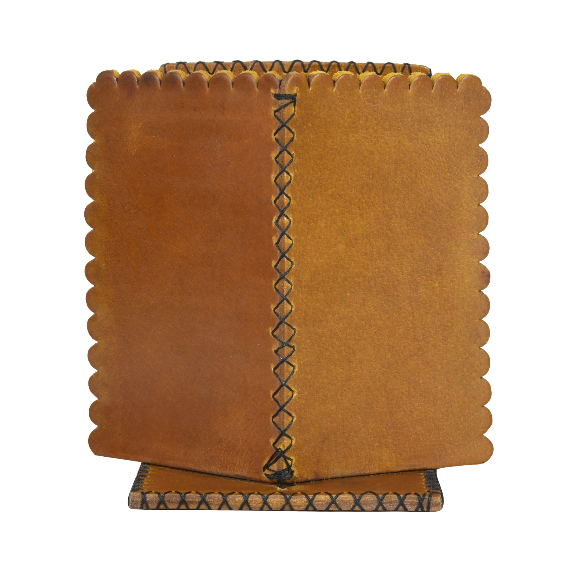 Small Hut Bird House For Sparrow Bird - Leather, Vegan Leather, Synthetic Leather | Lemon Yellow, 16x15x17 Cm, Easy Installation, Handcrafted By Artisans