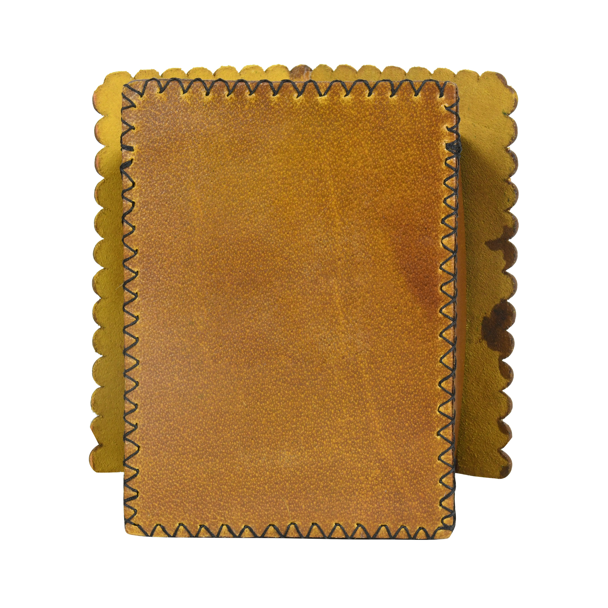 Small Hut Bird House For Sparrow Bird - Leather, Vegan Leather, Synthetic Leather | Lemon Yellow, 16x15x17 Cm, Easy Installation, Handcrafted By Artisans