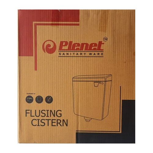 Plastic Center Push Single Flushing Cistern
