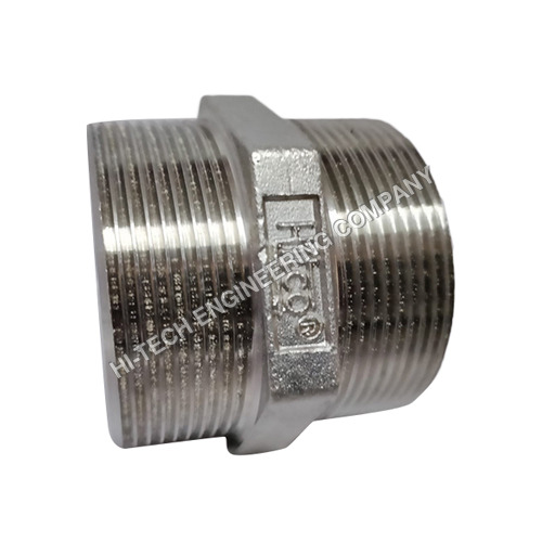 सिल्वर एसएस हेक्स निप्पल