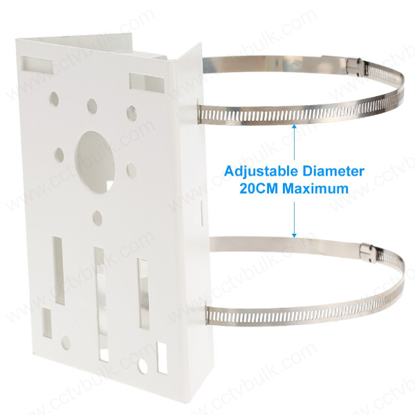 Cctv Ptz Pole Stand - Plastic Construction, Supports 7kg, Slow Speed High-torque Motor, Weatherproof | Remote Controlled, Minimal Noise, Stable Operation