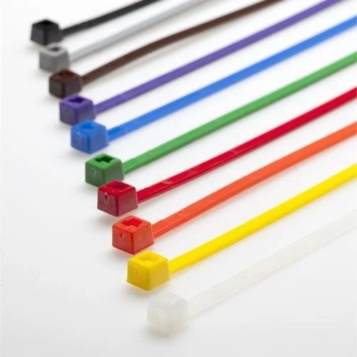 Green Plastic Cable Tie - Industrial Use, White Jacket Color | Durable Design For Secure And Reliable Cable Management