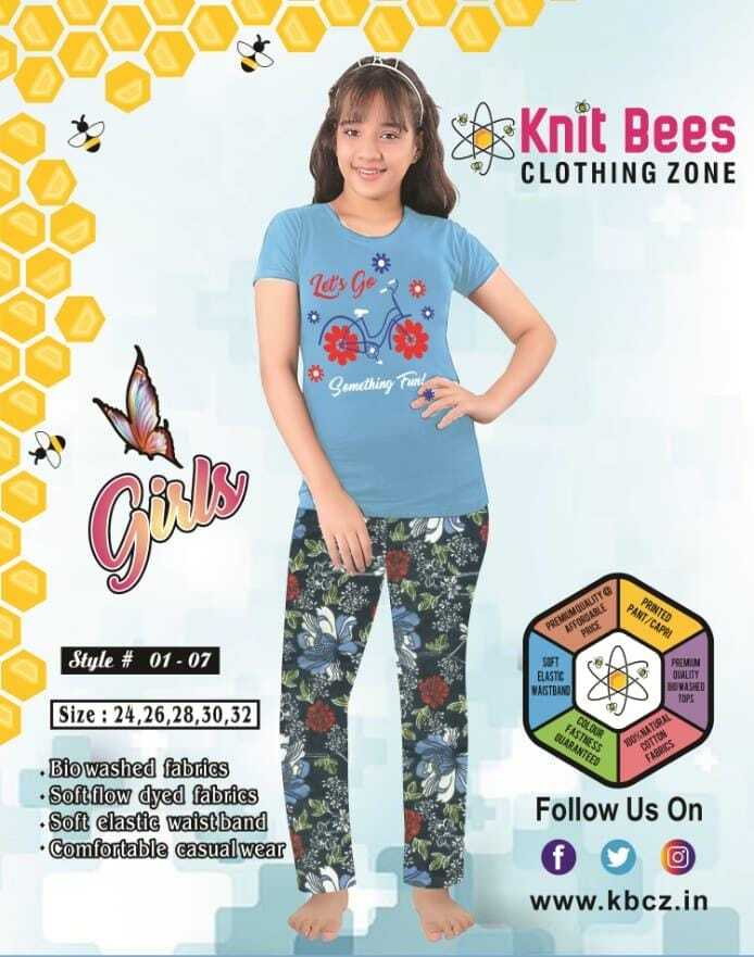 Womens Pyjama Set Bio Washed Size: Large