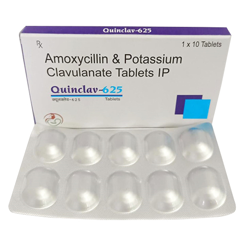 Amoxicillin And Potassium Clavulanate Tablets - As Suggested Dosage | General Medicines for Adults, Store at Room Temperature