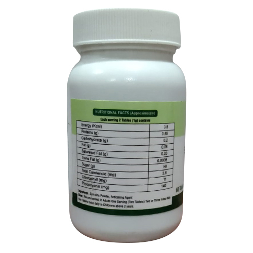 500mg Spirulina Tablets Room Temperature