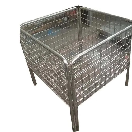 Silver Supermarket Dump Bin