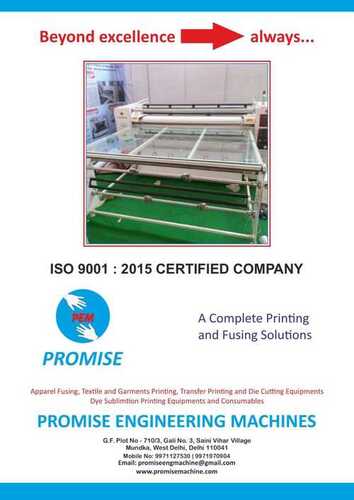 Roll to Roll Heat press Machine