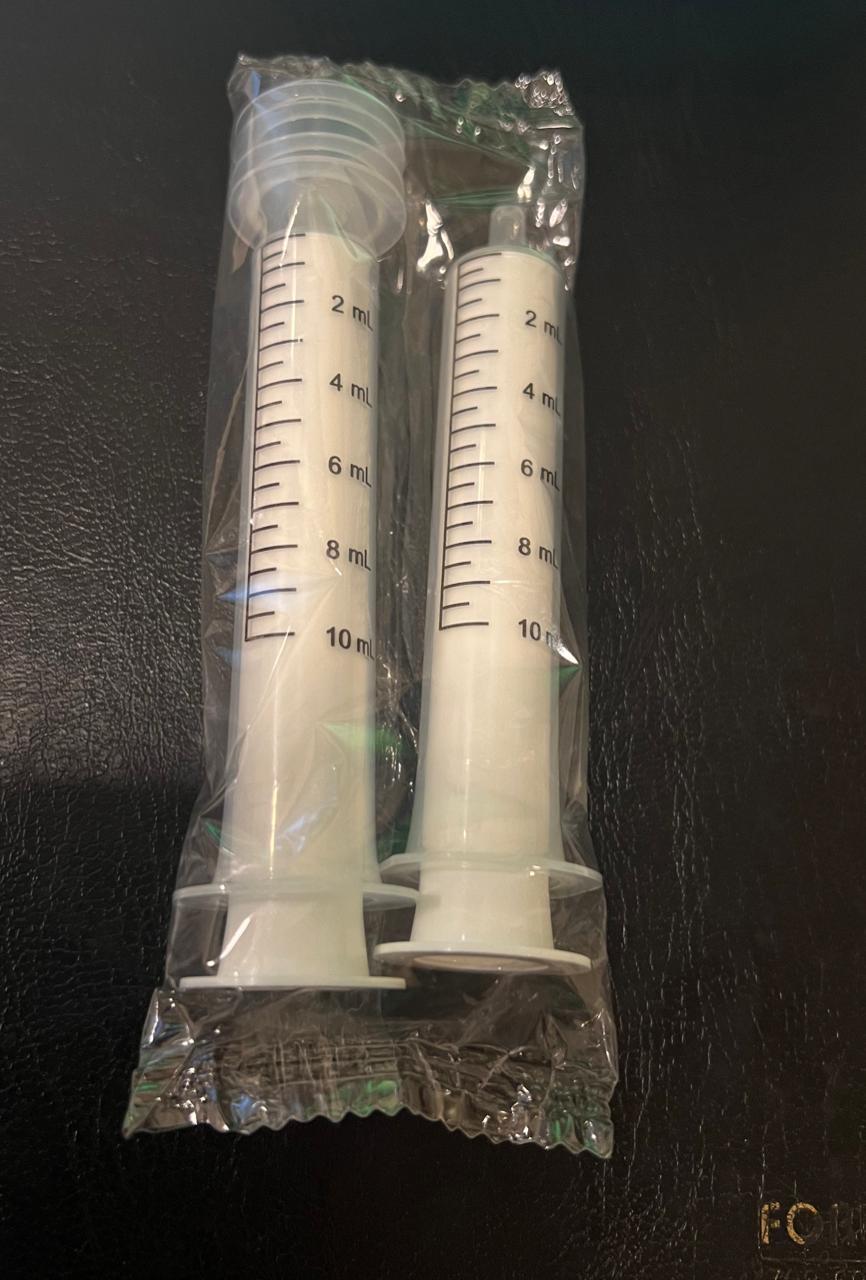 10ml Flow Pack Oral Syringe With Adapter - 10ml Size, Sterilized For Liquid Medicine, Single Use | Durable Design, Non-disposable, Precision Engineering