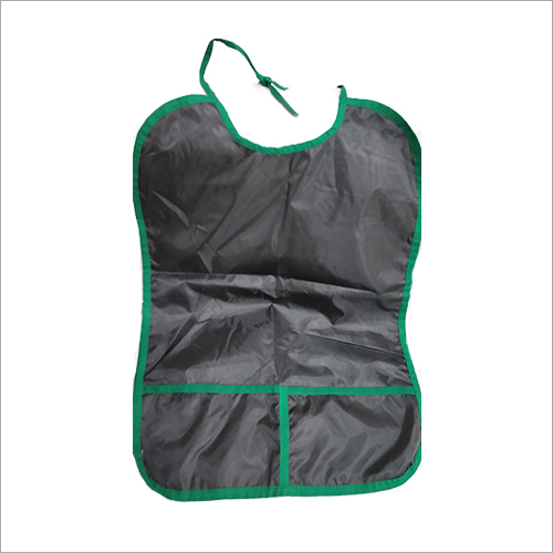 Dental Apron - Plastic, Black Color | Waterproof, Disposable Gown with Cuffs