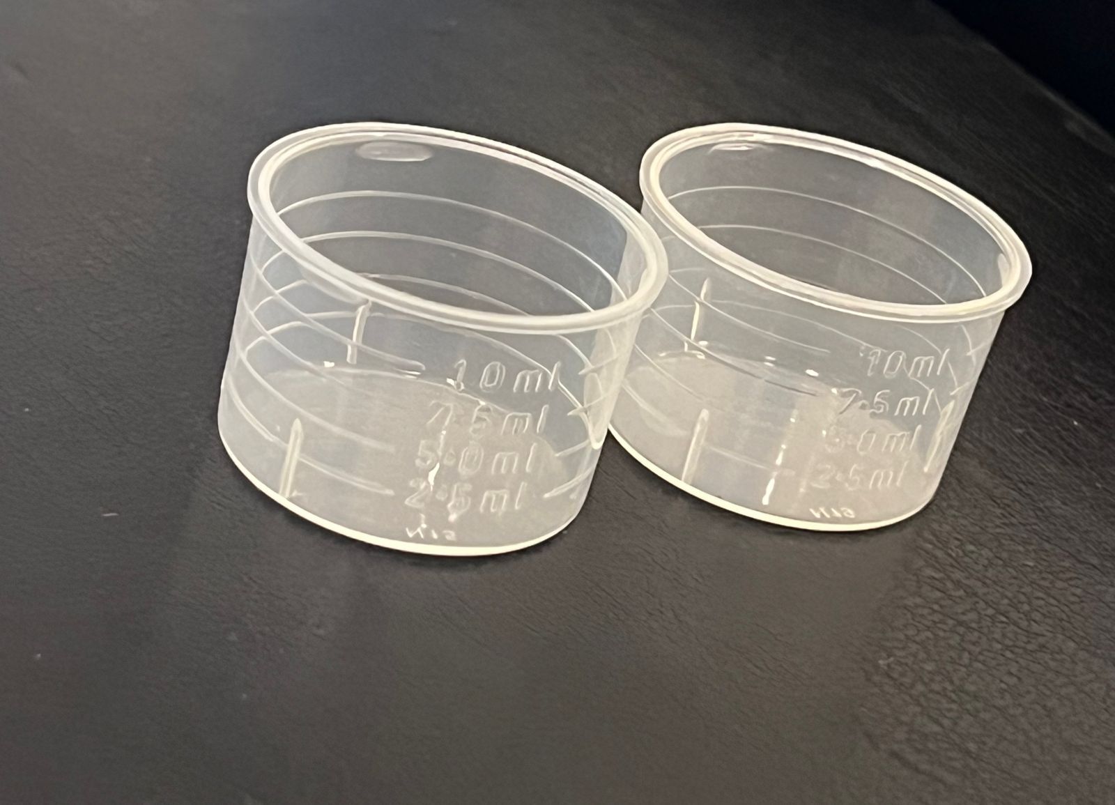 28mm/10ml Pharma Measuring Cup - Color: Transparent