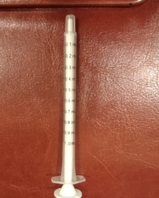 1ml Oral Syringe - Pp & Hdpe, Sizes: 0.3ml To 20ml, Color Options: White, Blue, Amber, Pink - Oral Dispenser For Accurate Liquid Medication Dosing