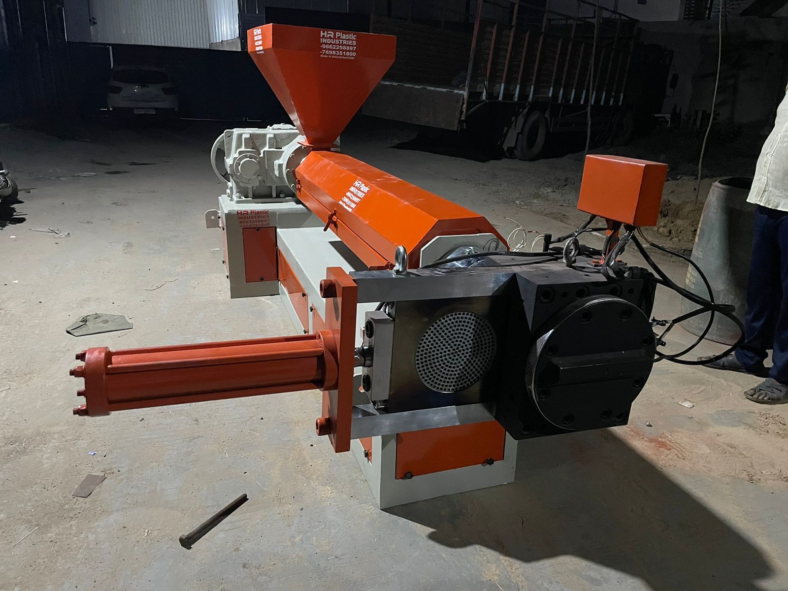 Waste Plastic Recycling Machine - Mild Steel, 30-50 Power, Electric Drive | Automatic Operation, Efficient Plastic Waste Management