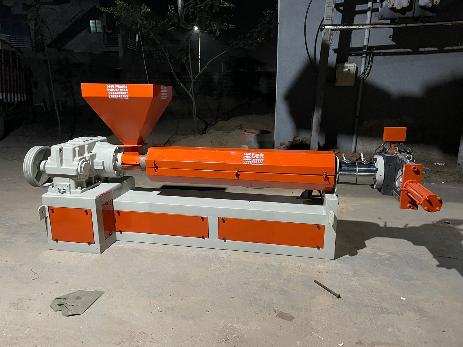 Waste Plastic Recycling Machine - Mild Steel, 30-50 Power, Electric Drive | Automatic Operation, Efficient Plastic Waste Management