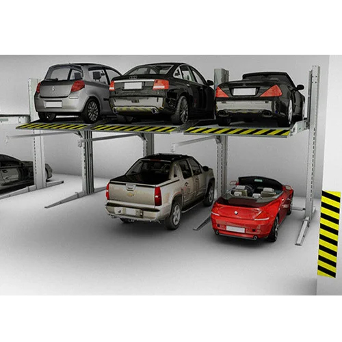 Stainless Steel Traction Car Parking Elevator