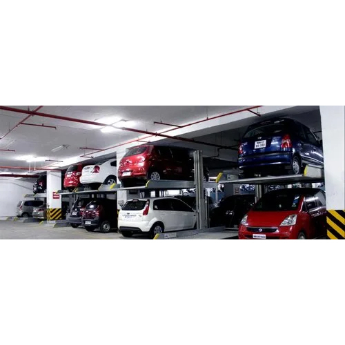 Car Parking Elevator - Stainless Steel, Electric Power Supply | Remote Controller, Safety Sensor, Calling Box