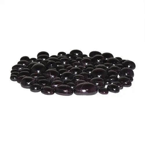 Natural Star Garnet Plain Gemstones Cabochons - Aaa Grade, 10-50 Mm Size Range, Natural Brown Color | 100g Package Weight, Made Of Natural Garnet Stone