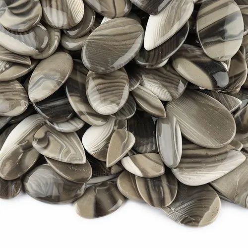 Natural Flint Stone Gemstone Plain Cabochon - Grade: Aaa