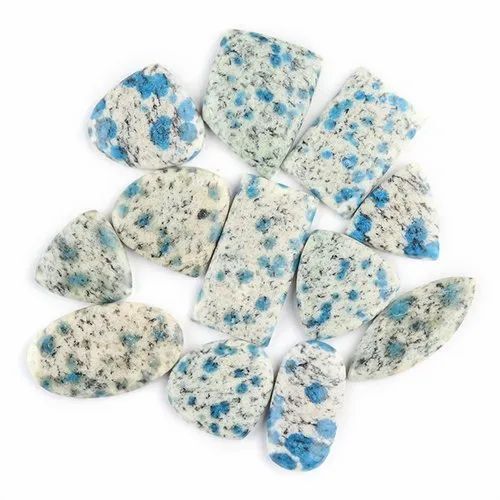 Natural K2 Jasper Gemstone Plain Cabochon - Aaa Grade Agate, 10-50 Mm Size, Natural White Color, 100 Gm Weight, Plain Shape | Material: Agate, Other Treatments Applied