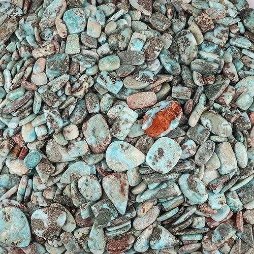 Natural Comm Larimar Gemstone Cabochon - Agate Material, 10-50 Mm Size Range, White Color, Grade Aaa Quality, 100 Grams Weight