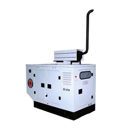 30kva Silent Dg Set - Double Phase, Electric Start | Air-cooled Engine Designed For Reliable Power Supply