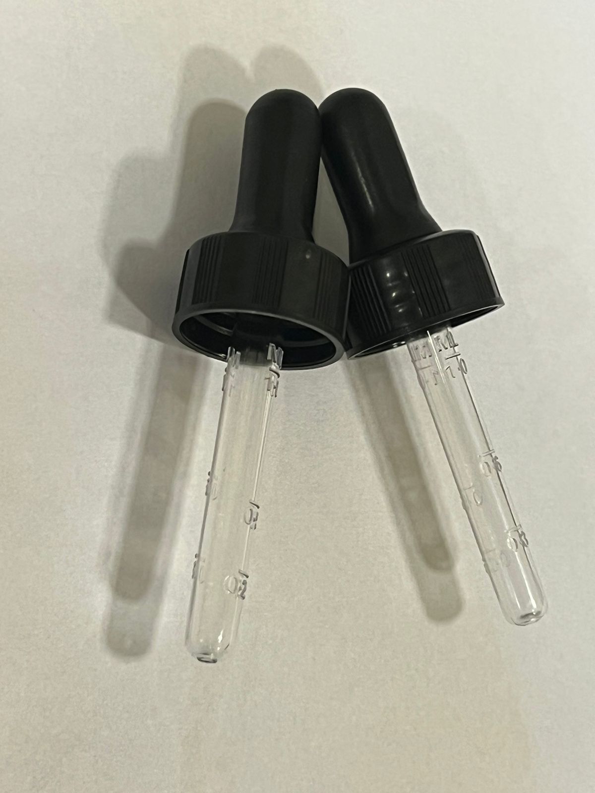 22mm Pharma Dropper Assembly - Color: Black